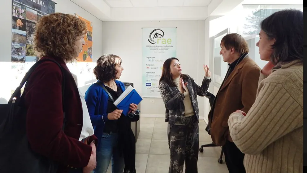 El presidente de Conicet recorrió varias instituciones en la ciudad. Foto: gentileza