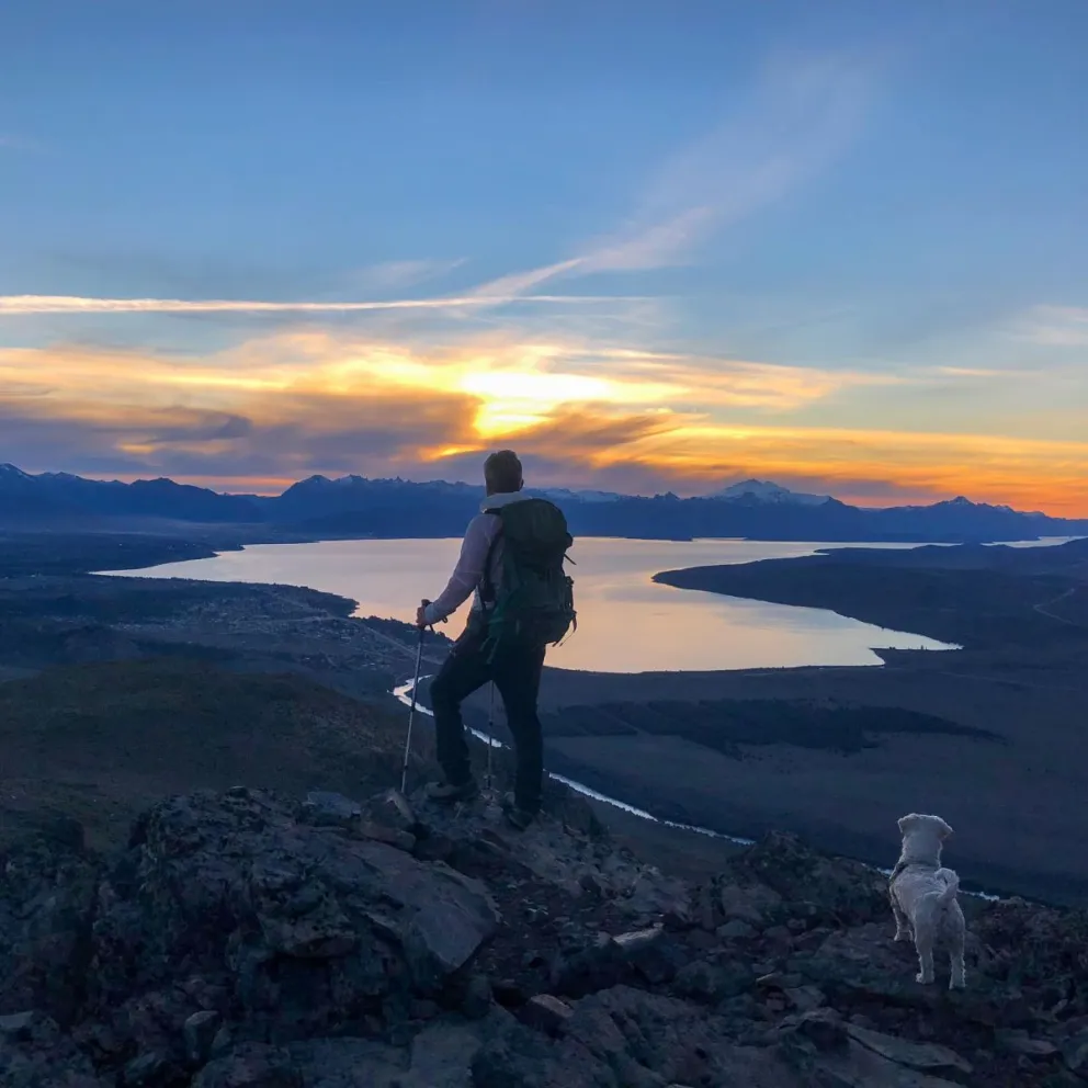 Stefano, una de las personas que eligió Bariloche como su lugar de vida. Foto: gentileza.