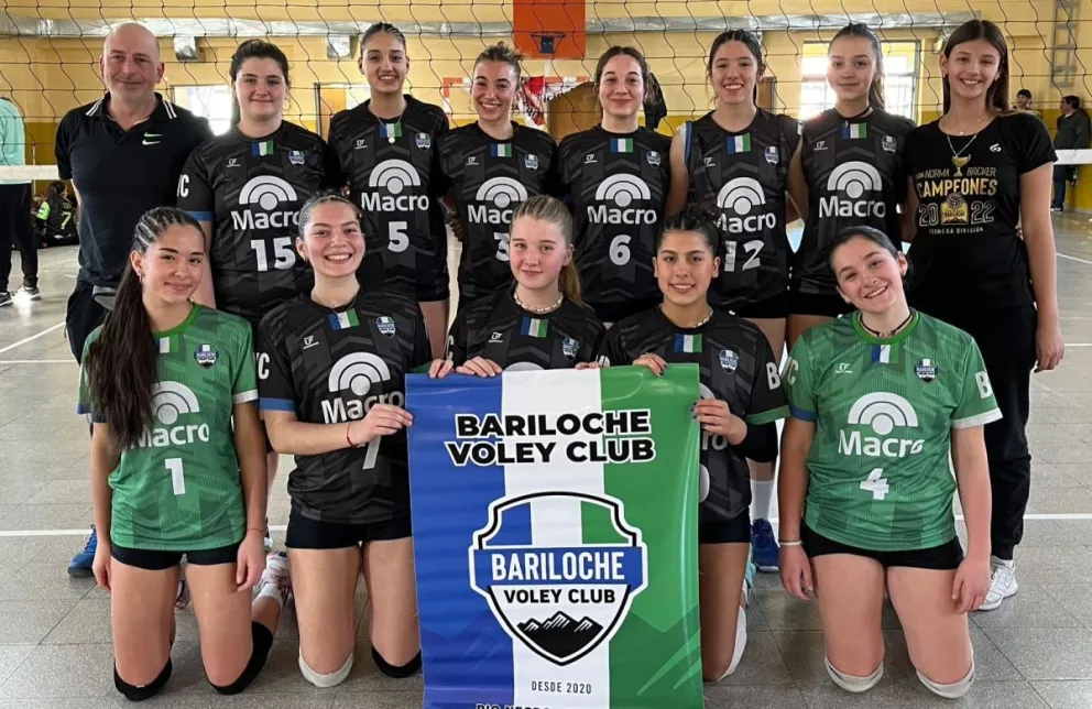 Un brillante torneo en Jacobacci y más logros para el BVC. Fotos: gentileza.