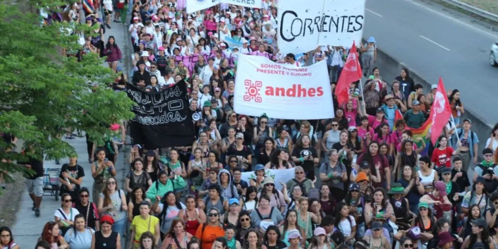 Más de 80 mil personas se congregaron al Encuentro Plurinacional de Mujeres en Jujuy. Foto: ilustrativa.