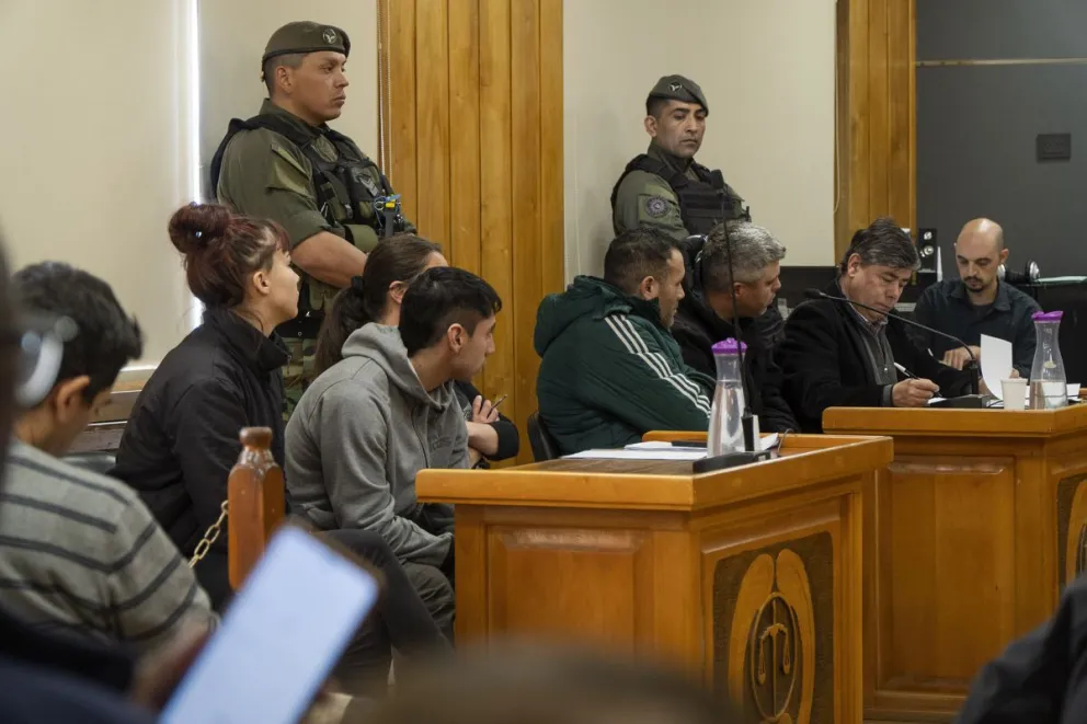 Los cuatro imputados se encontraban en la vivienda donde fue detenido Rasini el sábado 12. Foto: Marcelo Martínez.