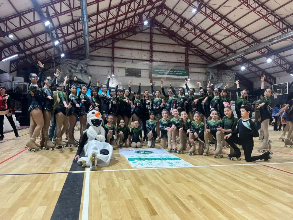 Brillante cierre del torneo interprovincial de patin en Bariloche. Foto: gentileza