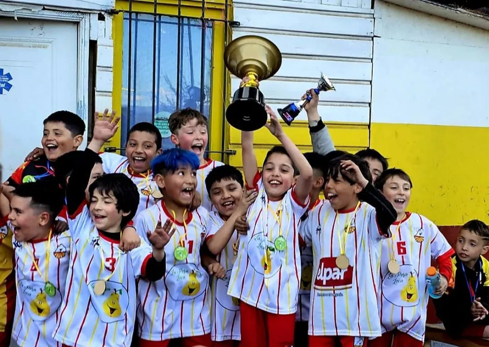 Durante tres dias se vivió una fiesta del fútbol infantil. Foto: gentileza