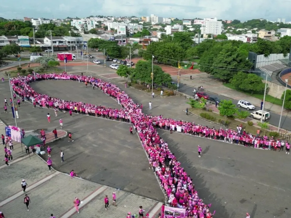 El "paseo de este" se vestirá de rosa el próximo sábado. Foto: ilustrativa