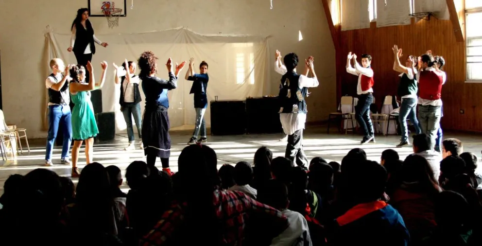 Del 21 al 25 de octubre se realiza la Semana de las Artes en las escuelas de Gente Nueva. Foto: gentileza. 