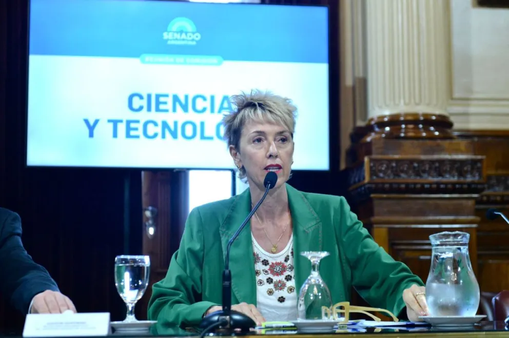 García Larraburu fue ratificada al frente de la comisión de Ciencia y Tecnología del Senado. Foto: gentileza