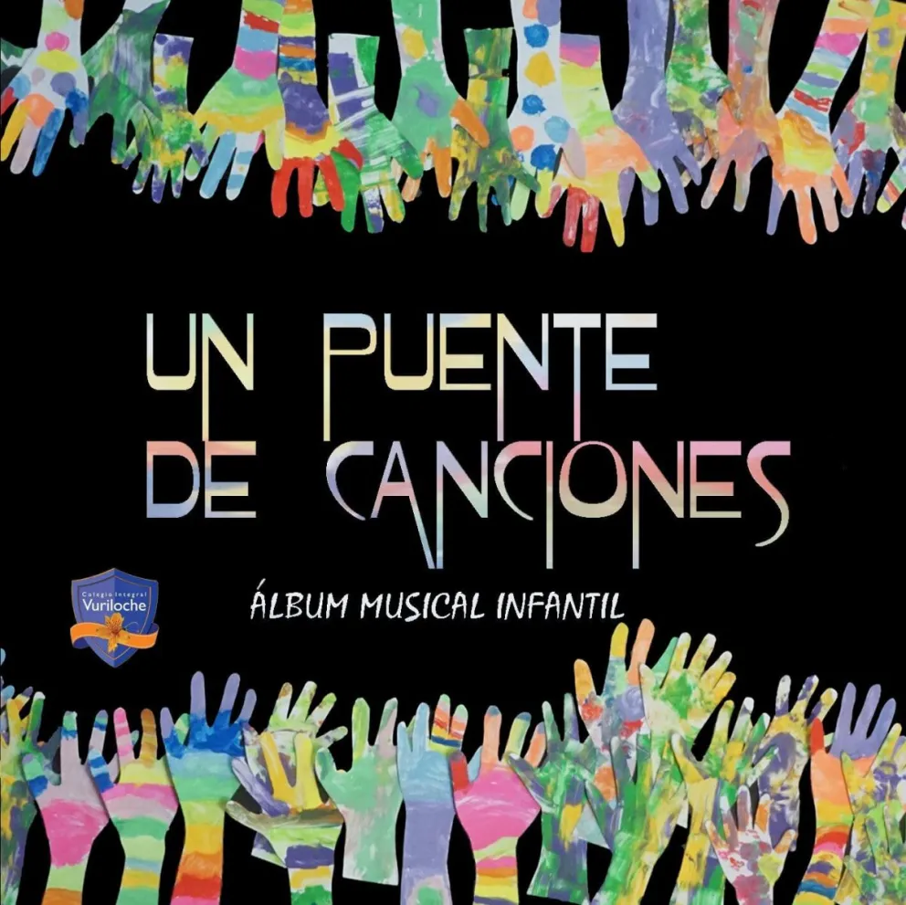 El álbum incluye la participación de la comunidad educativa del jardín de infantes del Colegio Integral Vuriloche. 