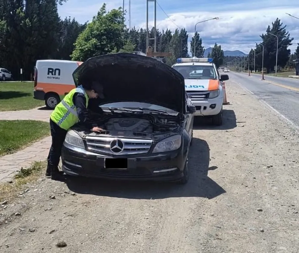 El auto secuestrado tenía pedido de captura de la policía de Córdoba. Foto: gentileza
