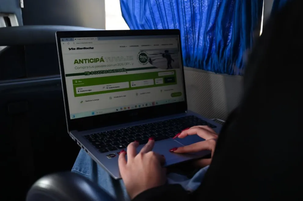 A través de Starlink, Vía Bariloche ofrece viajar con conexión a internet. Foto: gentileza.