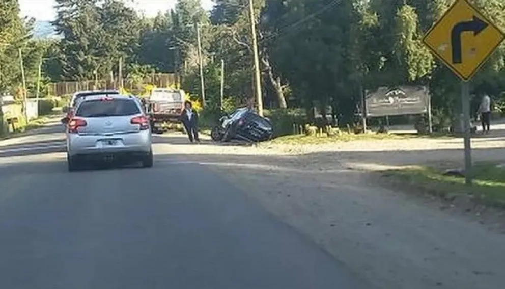 El accidente se registró esta tarde en el km14. Foto: gentileza