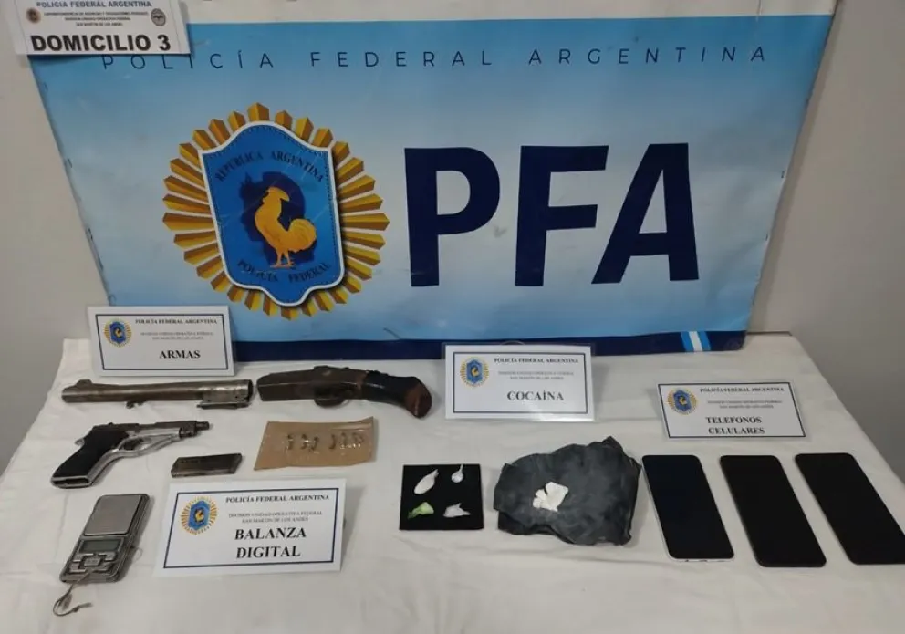 Parte del material secuestrado en los allanamientos. Fotos: gentileza