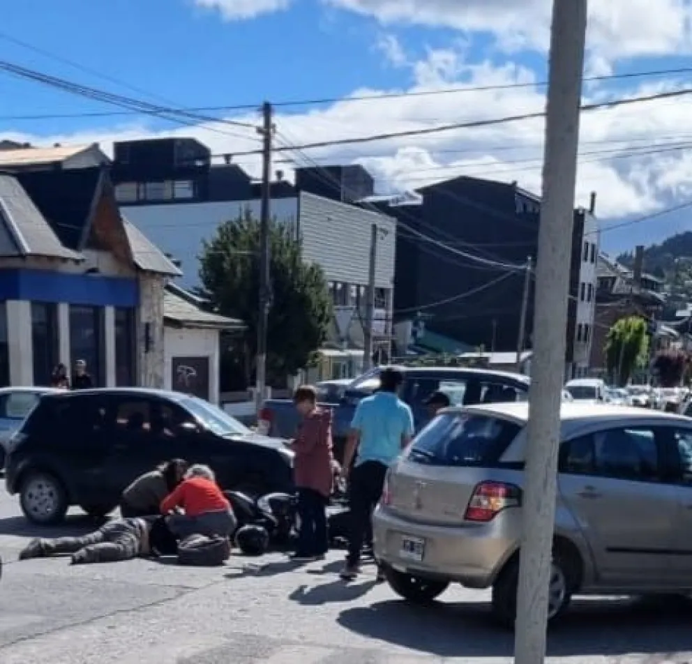 El accidente produjo demoras en el tránsito en hora pico. Foto: gentileza