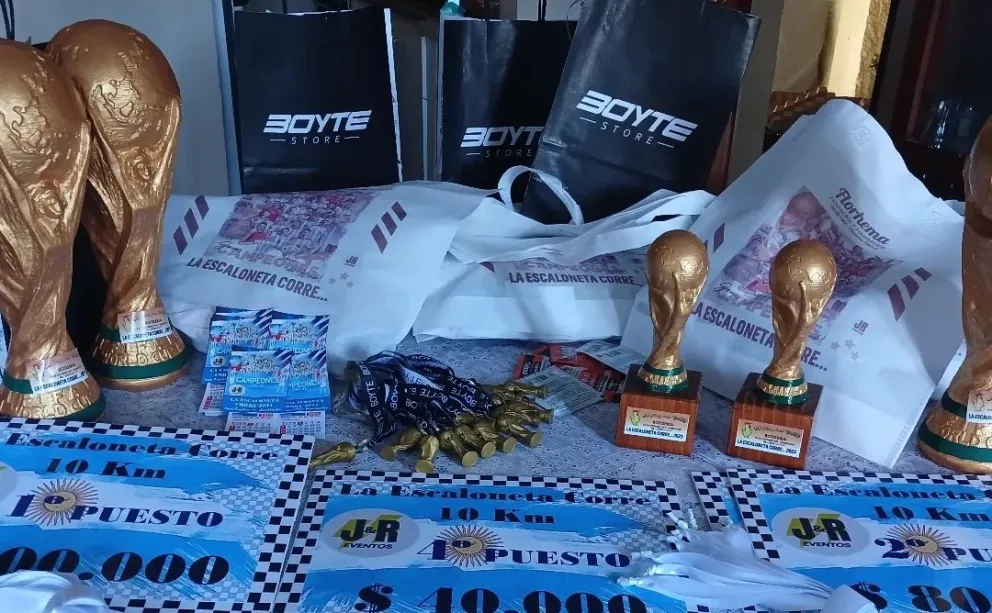 La premiación ya está lista y los cupos a punto de completarse. Se viene una gran prueba. Foto: gentileza.