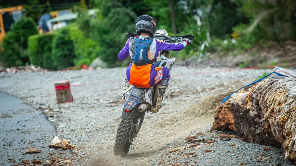 Manuel Maier, con 16 años, tiene claro que su sueño es dedicarse a las motos. Foto: gentileza