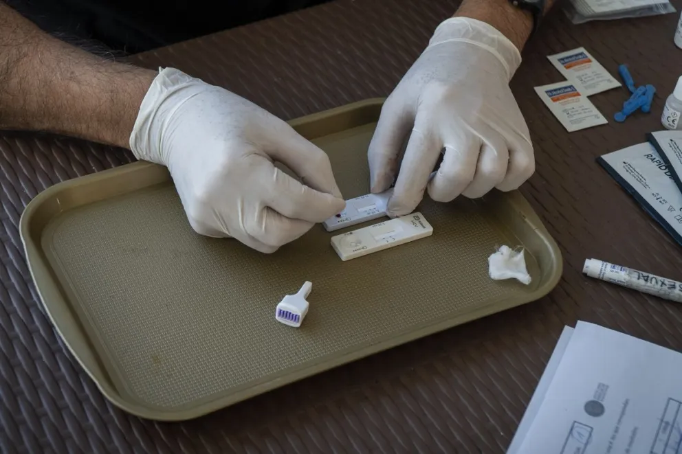 Una actividad coordinada por el Hospital Zonal y la Universidad Nacional del Comahue. Foto: Marcelo Martínez.