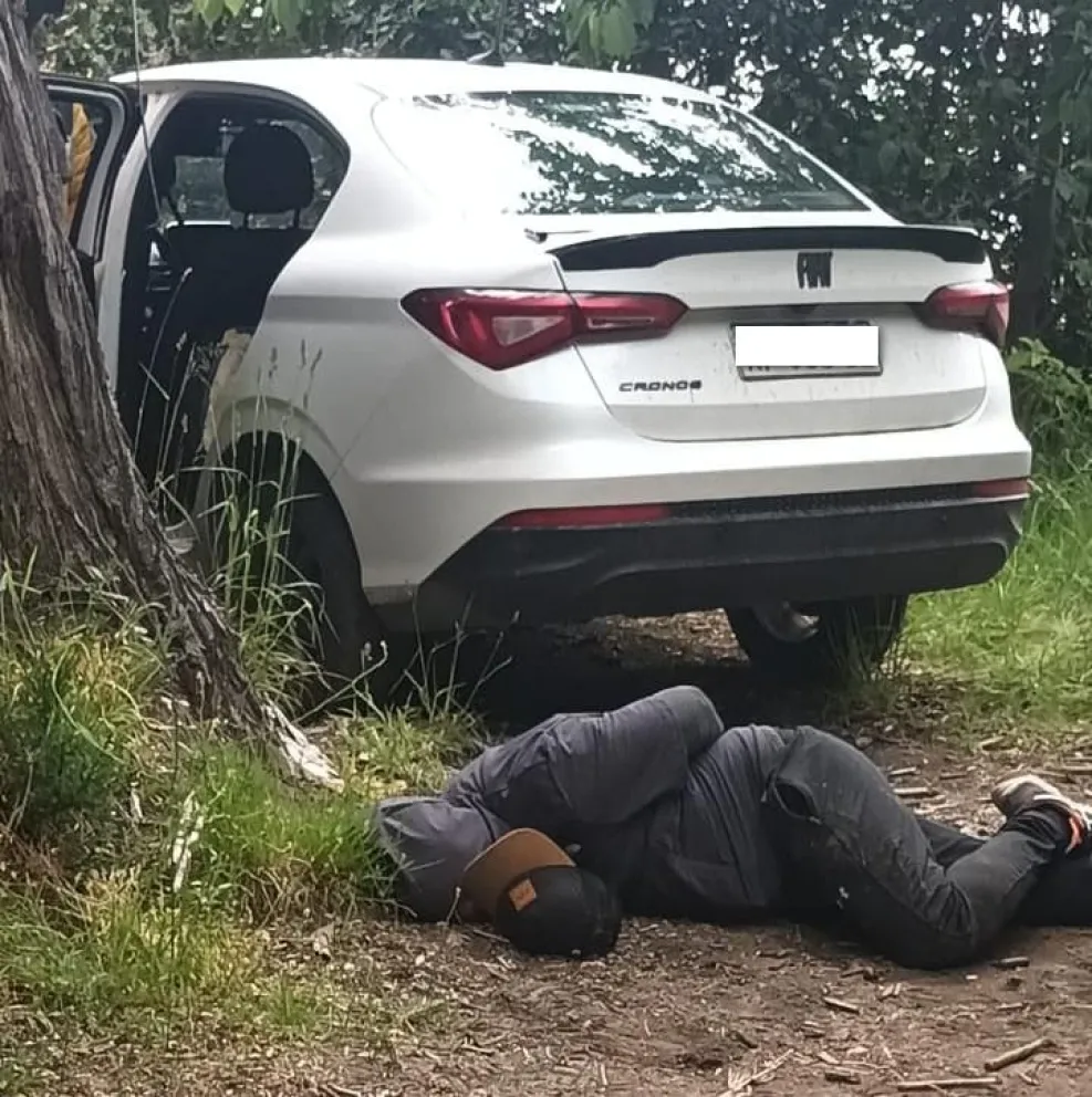 El delincuente capturado fue puesto a disposición de la justicia. Foto: gentileza.