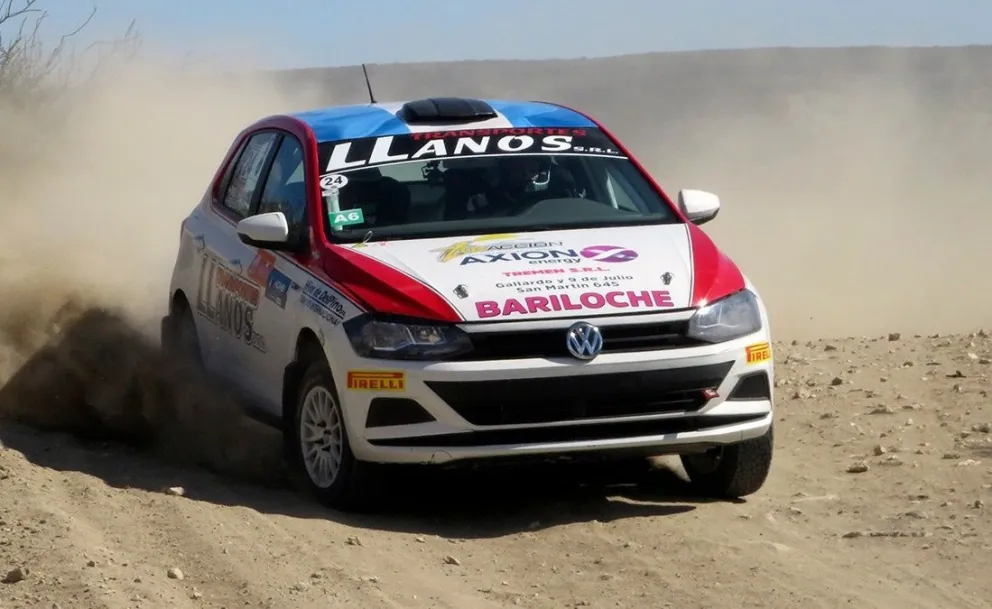 Daniel Llanos viene de consagrarse en el Rally Neuquino y ahora corre en casa. Foto: gentileza.