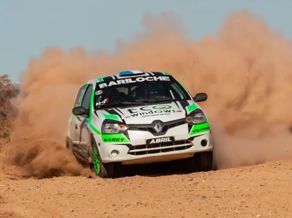 David Abril y Mauricio Araujo estarán en la RC5 con el Peugeot 208. Foto: Locos por el Rally.