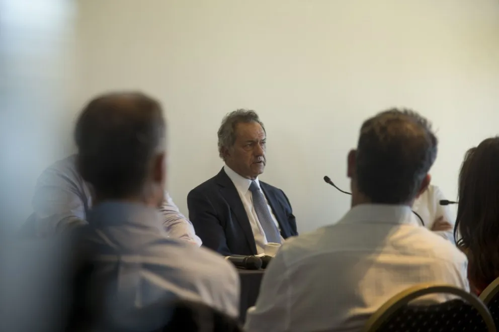 Scioli dio detalles del estado de salud Burlón y afirmó que mantiene contacto con la familia "desde el primer momento". Foto archivo: Marcelo Martínez