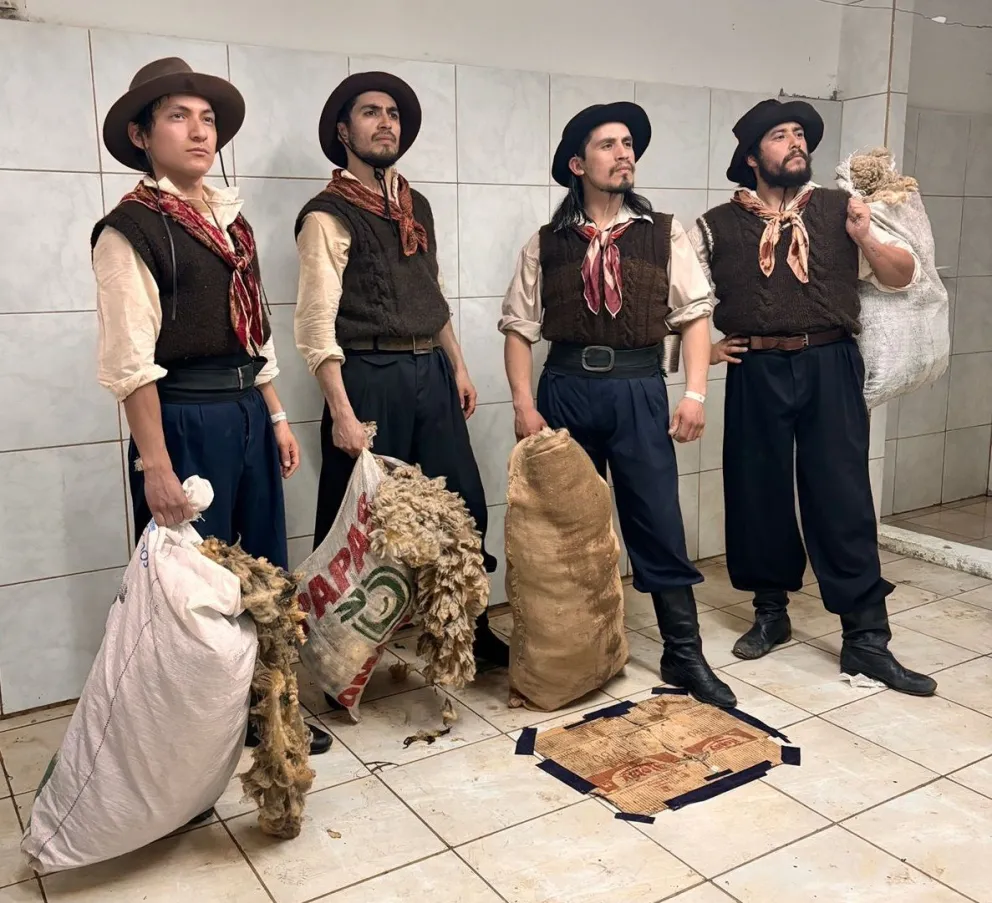 El cuarteto está compuesto por Matías Paredes, Ramiro Saldivia, Pablo Mesas y Emanuel Antinopay. Foto: gentileza.