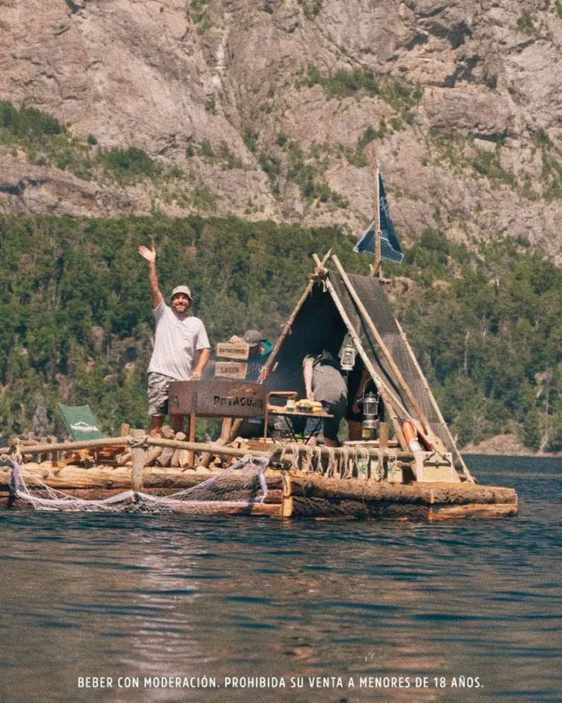 El evento se realizó en el lago Moreno. Fotos: Cerveza Patagonia.