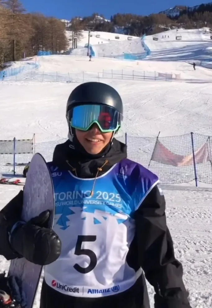 La estudiante barilochense, Abril Casco, logró la medalla de bronce en los Juegos Universitarios. 