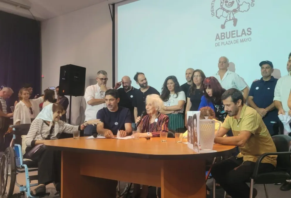 En conferencia de prensa anunciaron la restitución de la nieta 139. Foto gentileza: prensa Abuelas de Plaza de Mayo.