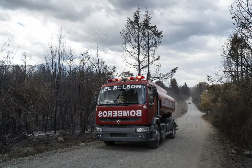 La persona fue detenida vinculada a los incendios intencionales. Foto: Marcelo Martínez.