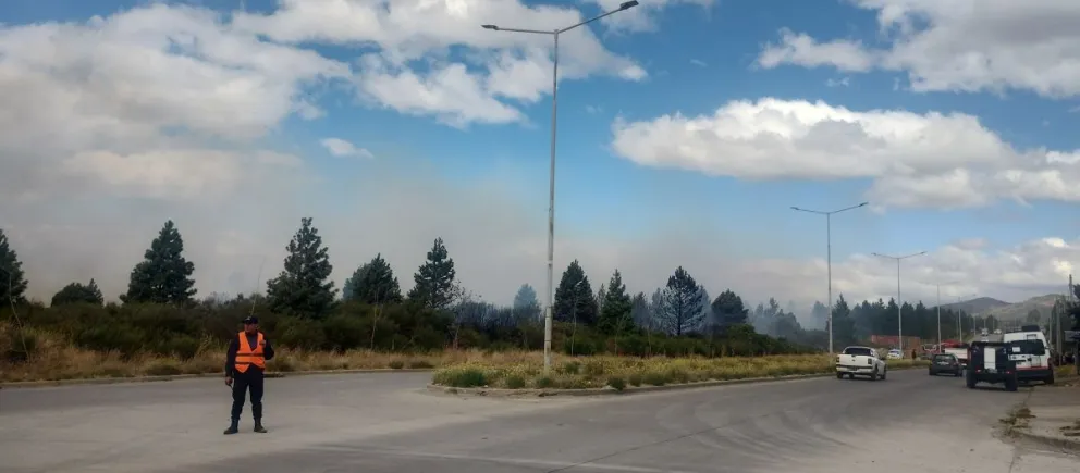 Se montó un importante operativo en la zona. Foto ANB