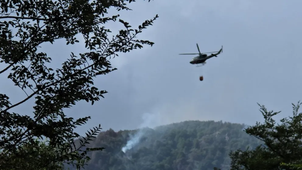 La última evaluación del área afectada arrojó más de 10 mil hectáreas consumidas por el fuego. Foto gentileza PNNH