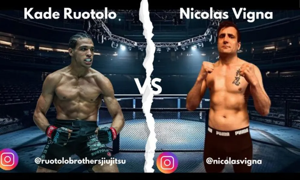 "El Paisa" Vigna se va a Qatar. El jueves 20 combatirá en Lusail. Fotos: gentileza.