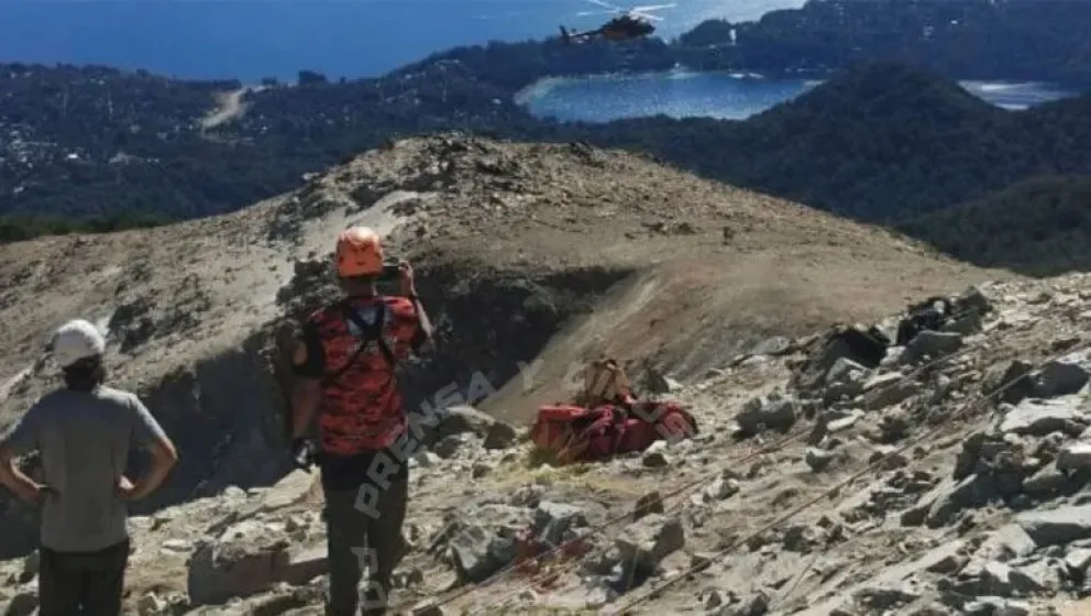 El turista debió ser trasladado de urgencia a la clínica Chapelco de San Martín de los Andes. Foto: Gentileza.