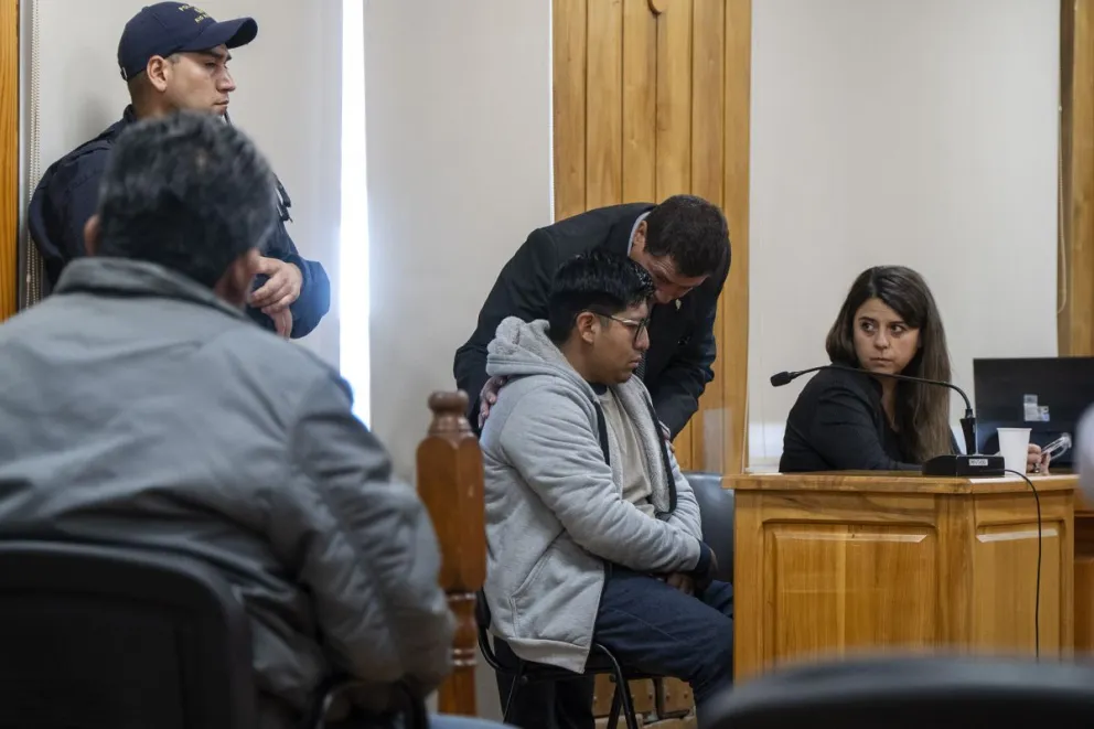 El joven imputado habló en la audiencia y aseguró que "yo no quería matar a nadie". Fotos: Marcelo Martínez.