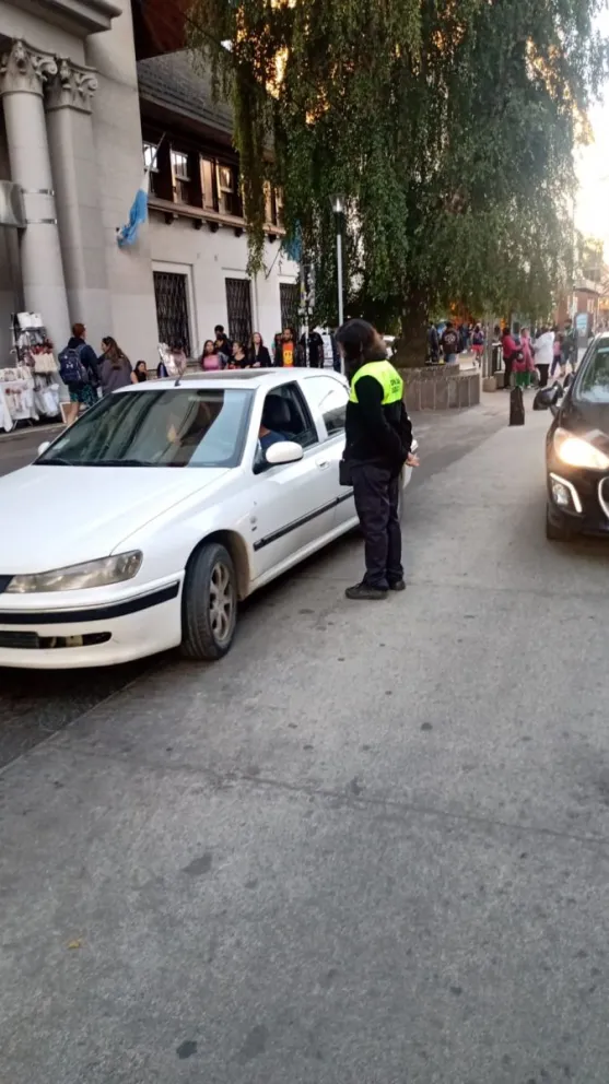 Falta de documentación o licencias vencidas, algunas de las infracciones por las que se labraron multas. Foto: Prensa Municipalidad de Bariloche.