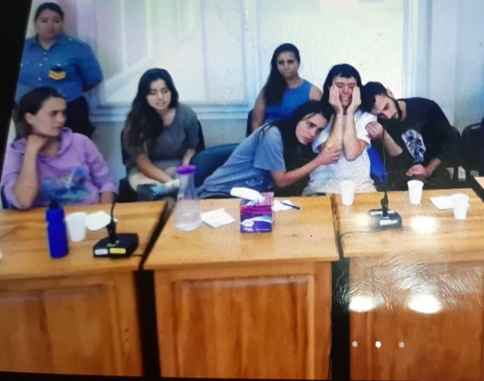 Los jóvenes, durante la audiencia del 8 de febrero, vivieron momentos de mucha angustia. Foto archivo.
