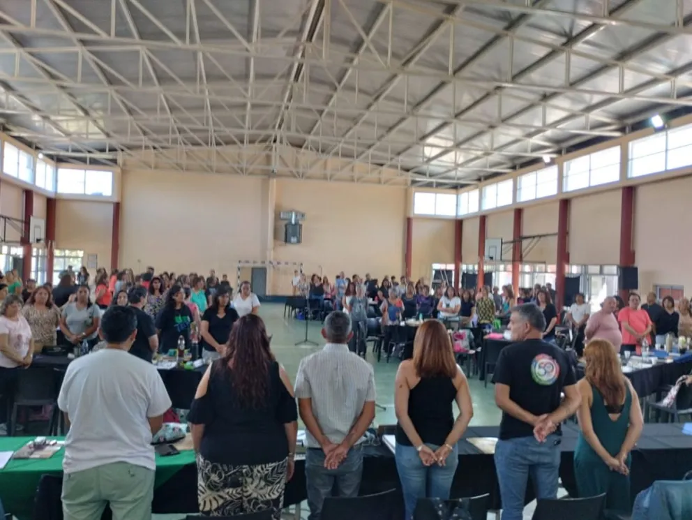 El congreso de UnTER se celebró este viernes en General Roca. Foto gentileza