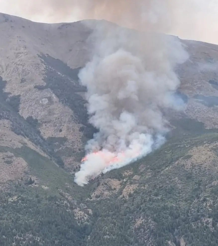 El fuego causó preocupación. Foto: gentileza
