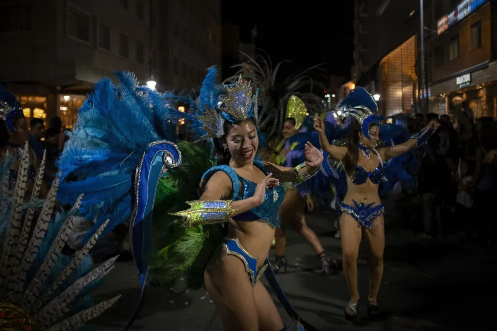El fin de semana, Bariloche vivirá otra gran edición del Carnaval. Foto: archivo Marcelo Martínez.