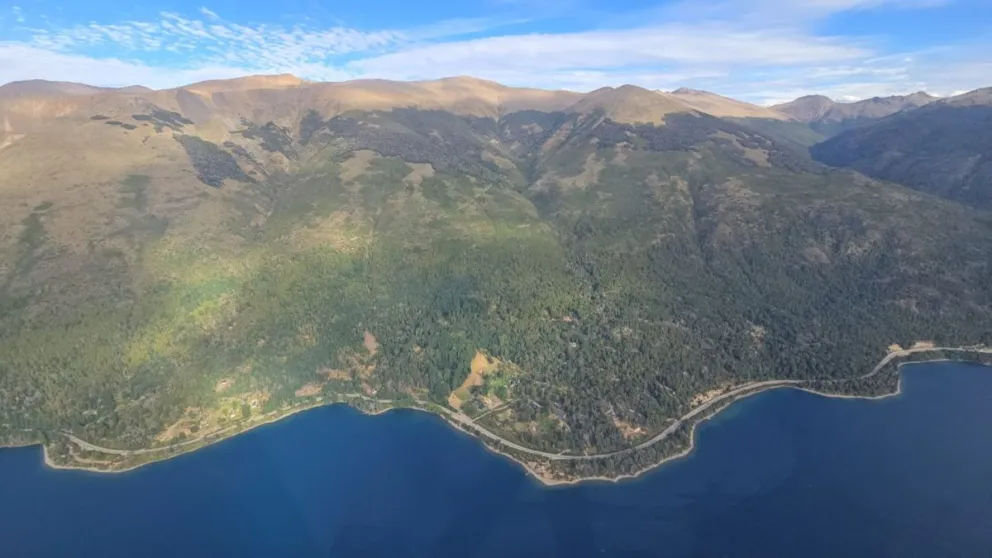 Tras la reactivación del pasado martes, el fuego en el cerro Meta está detenido. Foto: gentileza