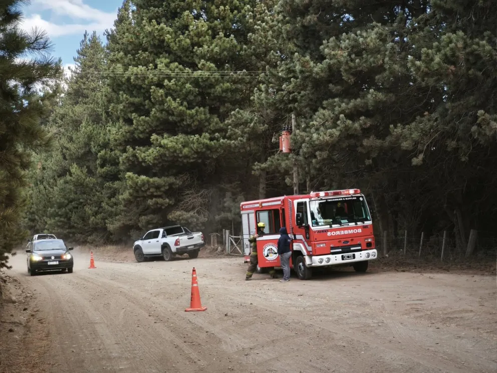 En el lugar actuaron dos dotaciones de bomberos. Foto: ANB.