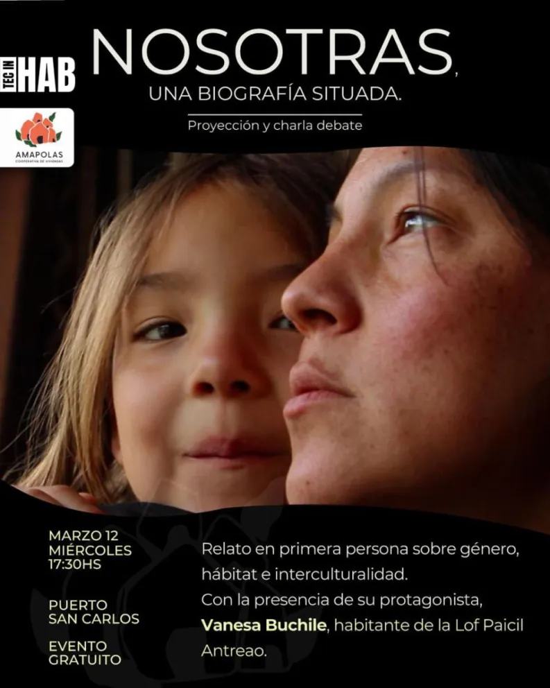 La proyección y posterior debate se da en el marco de las actividades del 8M. 