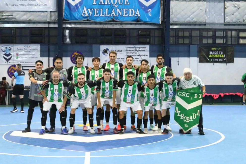 Alborada quiere el pase a semifinales y necesita ganar. Foto: gentileza.