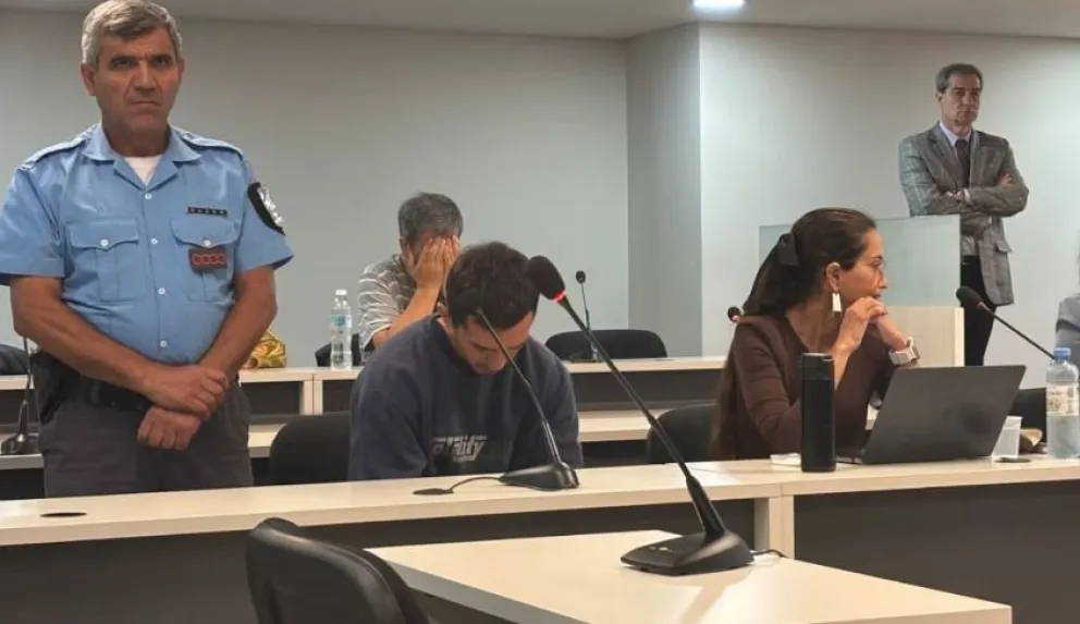 A diferencia de las otras audiencias, el barilochense no levantó su cabeza durante toda la jornada. Foto: gentileza El Doce.