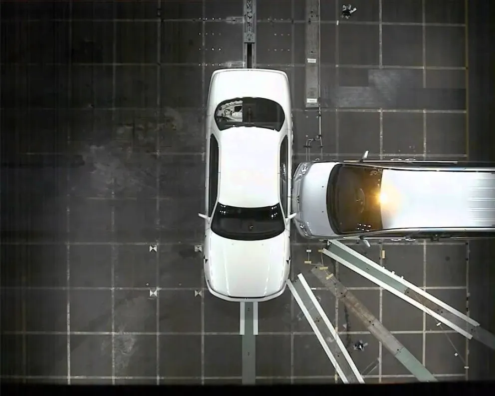 Los peligros de las colisiones laterales. Foto ilustrativa