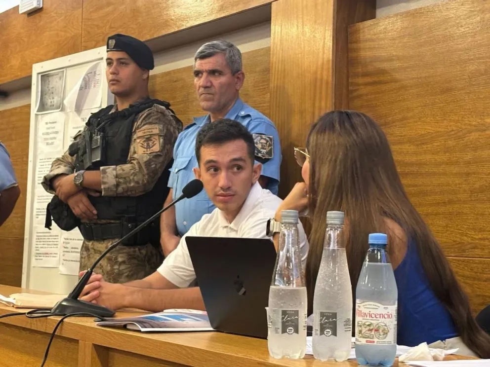El barilochense Néstor Soto se negó a hablar en la audiencia de alegatos. Foto gentileza: El Doce TV