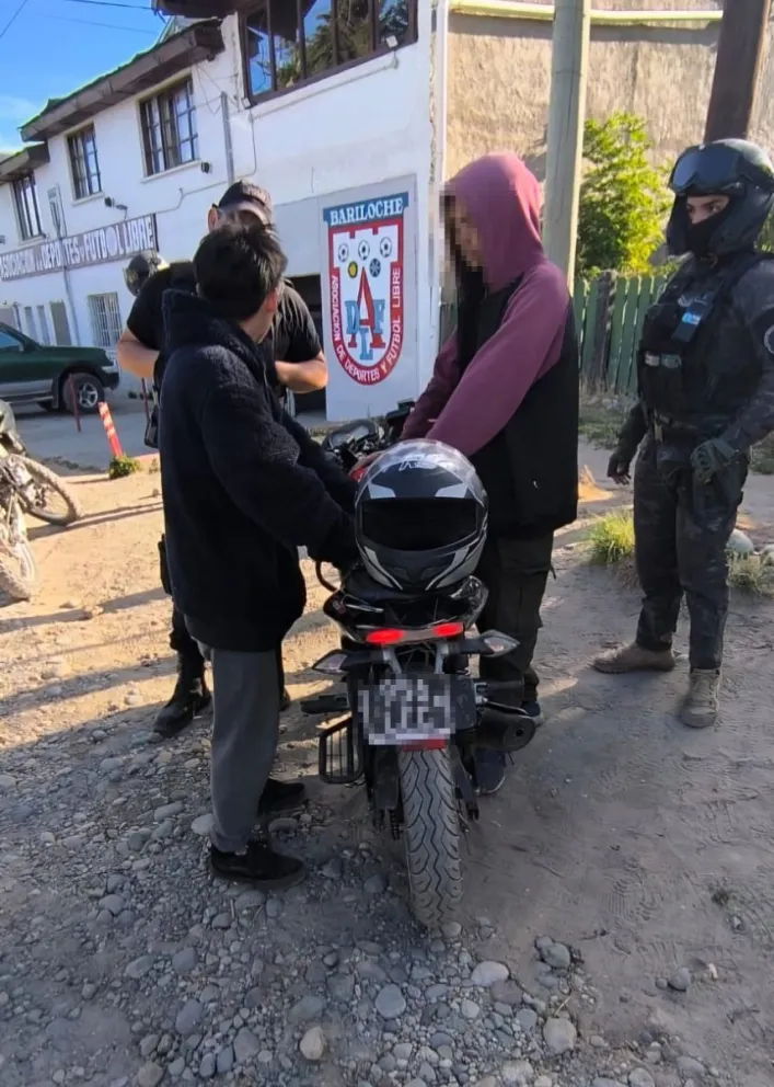 El hecho ocurrió este jueves por la tarde. Foto: Policía de Río Negro.