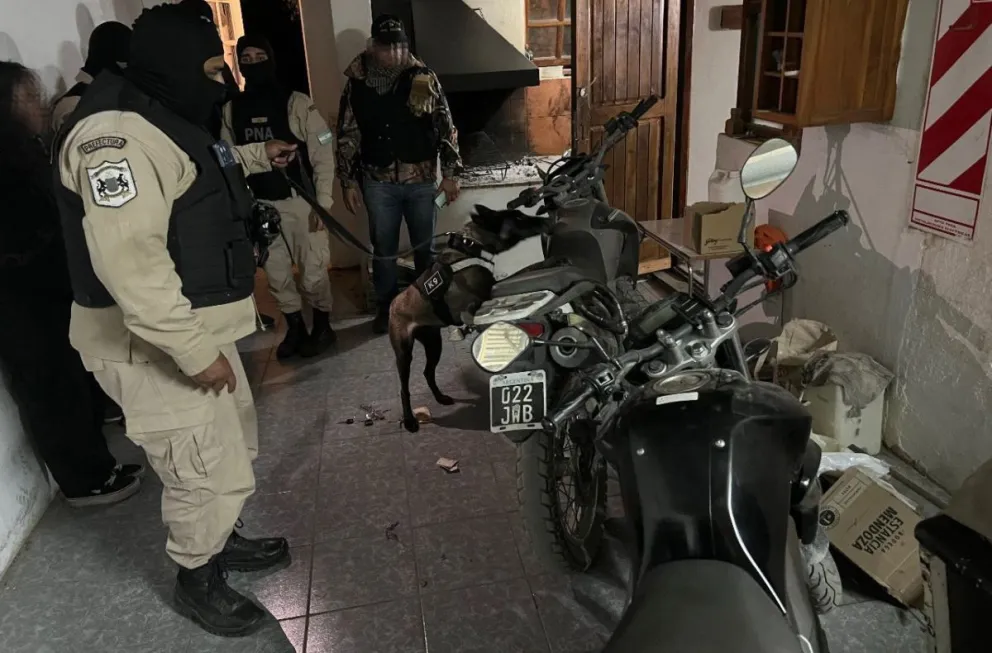 En el operativo, un hombre de 25 años quedó detenido, a disposición de la Justicia. Foto: Prensa Prefectura.