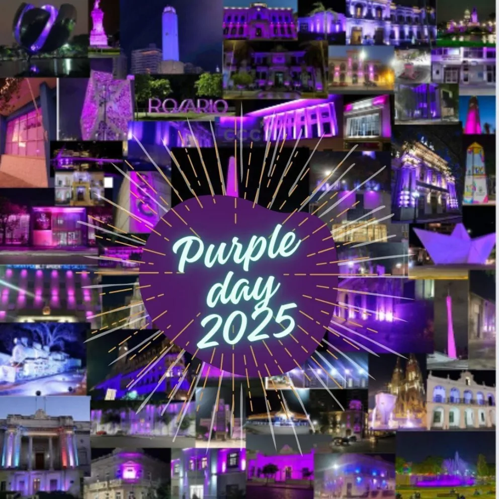 A partir de las 20 horas, integrantes de Púrpura Bariloche se concentrarán en el Centro Cívico para compartir experiencias e información al público.  