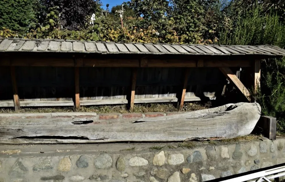 La canoa será restaurada para su exhibición posterior. Foto: gentileza PNNH