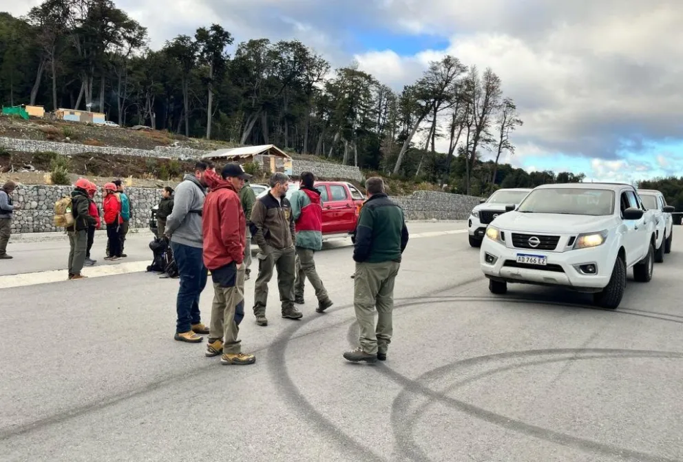 La búsqueda se intensifica en zonas y senderos de montaña. Foto: Parque Nacional Nahuel Huapi.
